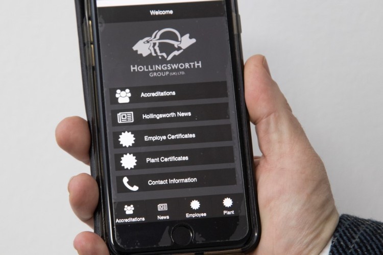 Hollingsworth's smartphone application