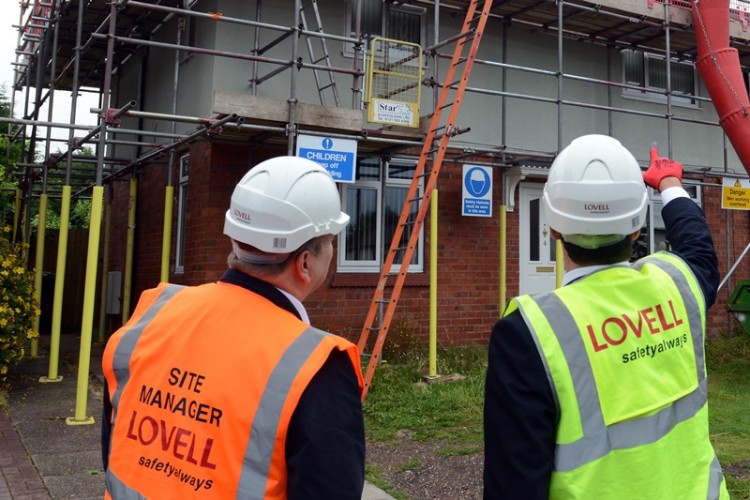 Lovell is refurbishing council houses in Tipton, Wednesbury and West Bromwich