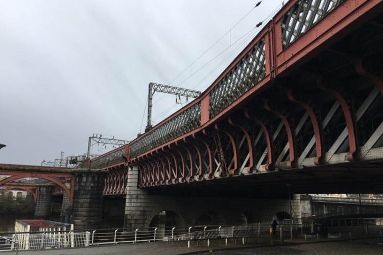 New Clyde Bridge is also known as the Caledonian Railway Bridge