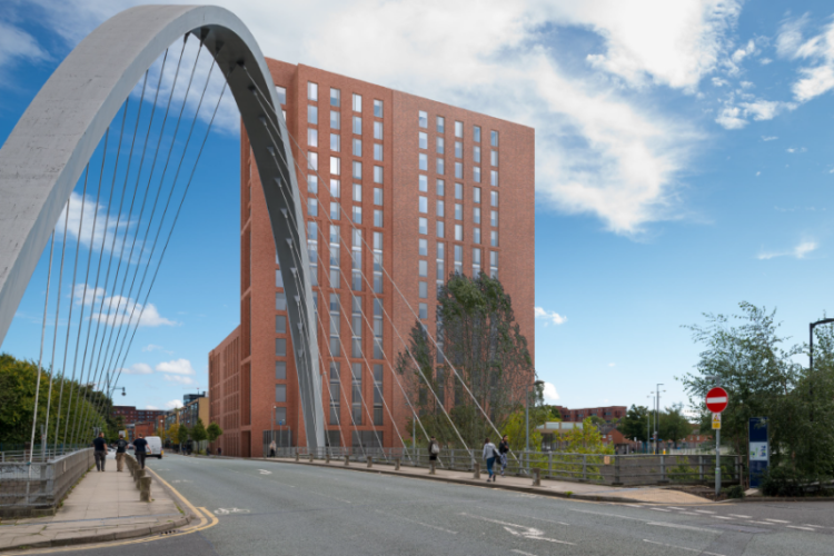 CGI of the Birley Fields accomodation