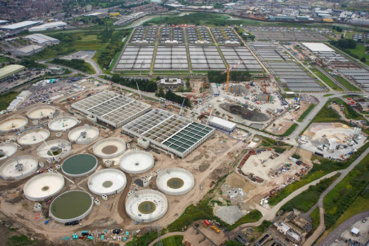 Beckton sewage works in Newham