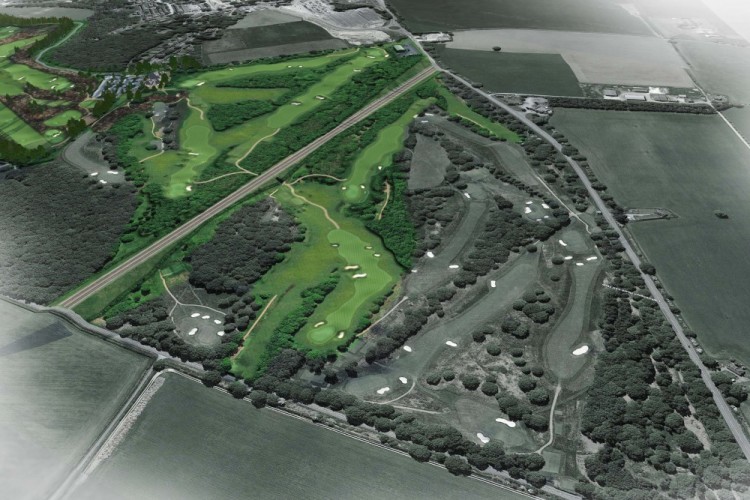 The HS2 high speed line will go straight through the middle of the current course layout of Whittington Heath Golf Club 