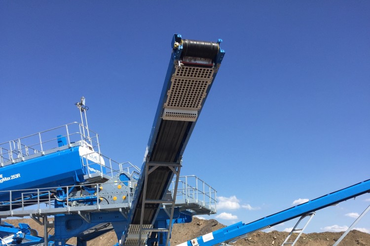 The Brewster Bros recycling centre in Livingston is the UK's largest recycling plant for construction and demolition waste