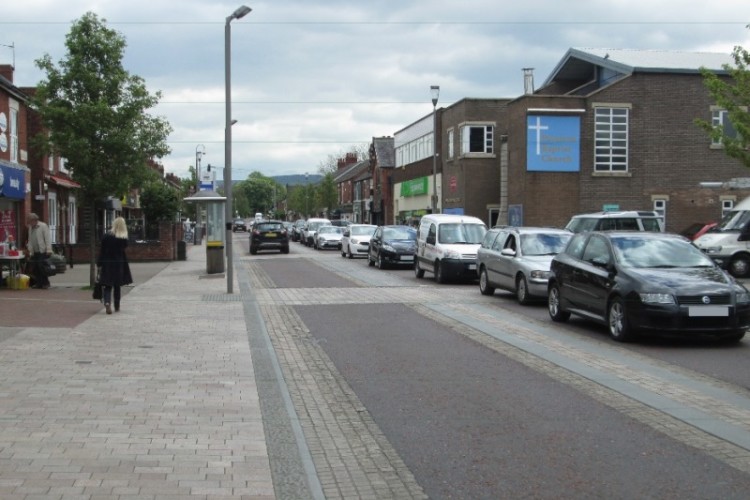 Traffic congestion in Poynton