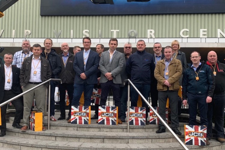 Access Alliance members on a recent visit to JCB