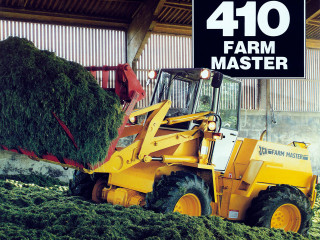 1983   the 410 Farm Master wheeled loader was the first dedicated agricultural loading shovel