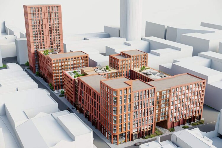 Pressworks is the first development to come forward within Digbeth's Smithfield masterplan area