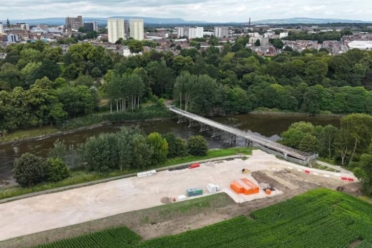 The Old Tram Bridge is coming down