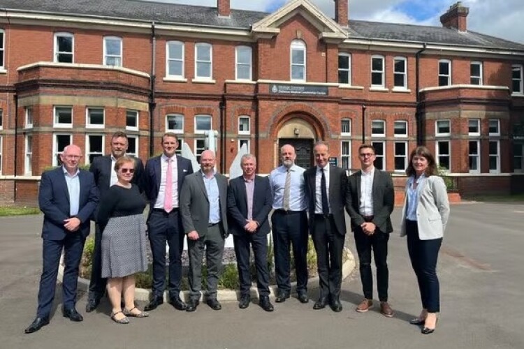 Contractors and DIO staff assemble for mobilisation at DMS Whittington in Staffordshire