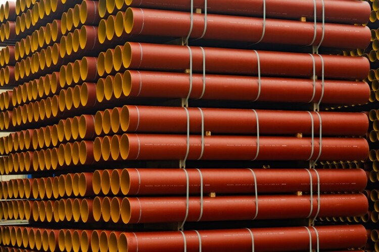 PAM produces cast iron drainage pipes