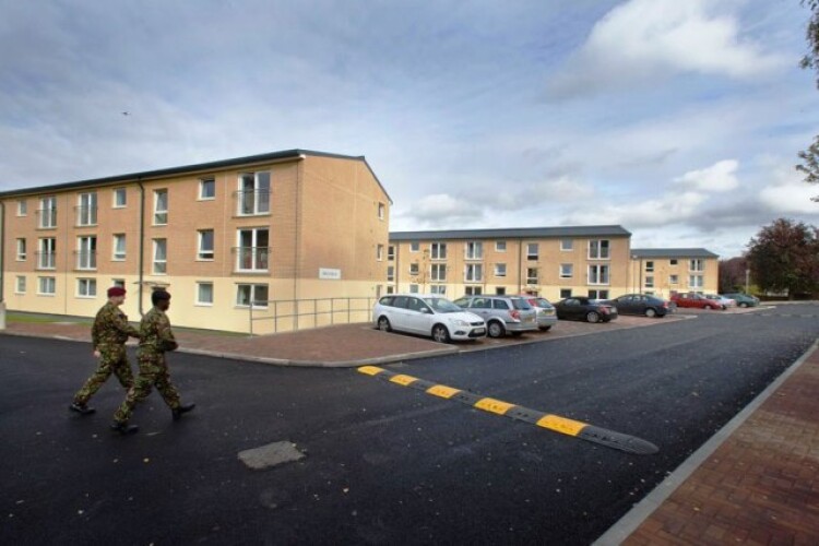 Service family accommodation in Putney, southwest London [MoD/Crown Copyright]