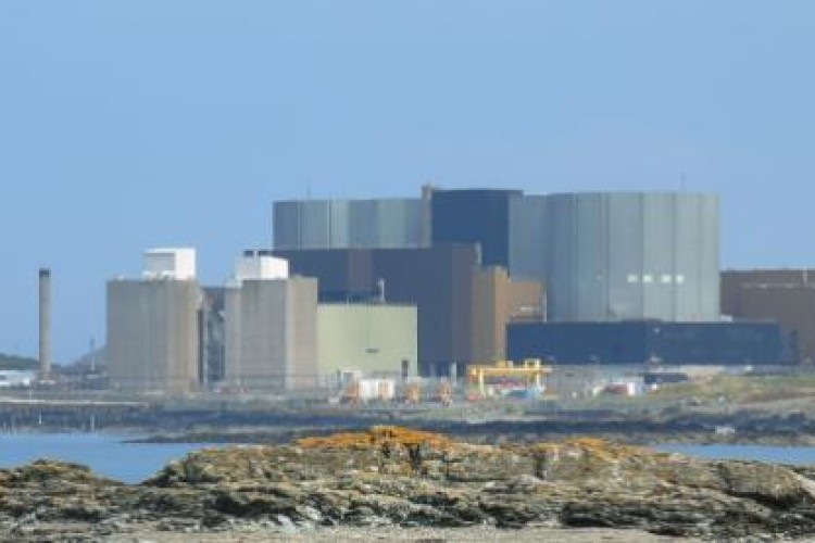 Wylfa nuclear power station on Anglesey