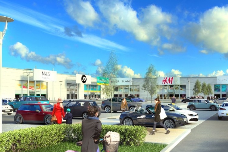 The planned Cortonwood Shopping Park