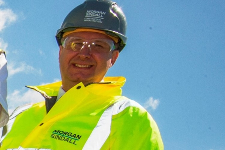 Morgan Sindall&rsquo;s Andy Hall on site