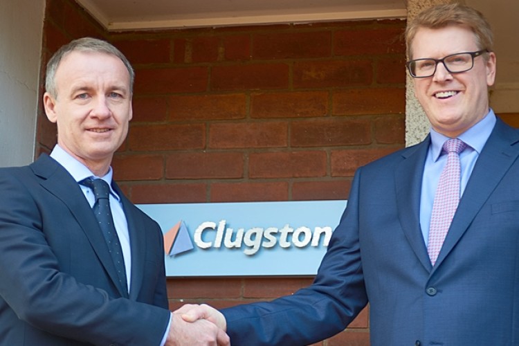  Ian Pattison (left) with chief executive Stephen Martin