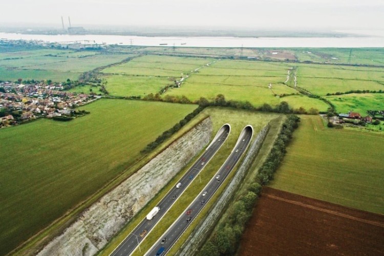 Highways England's preferred option is a pair of two-mile long bored tunnels 