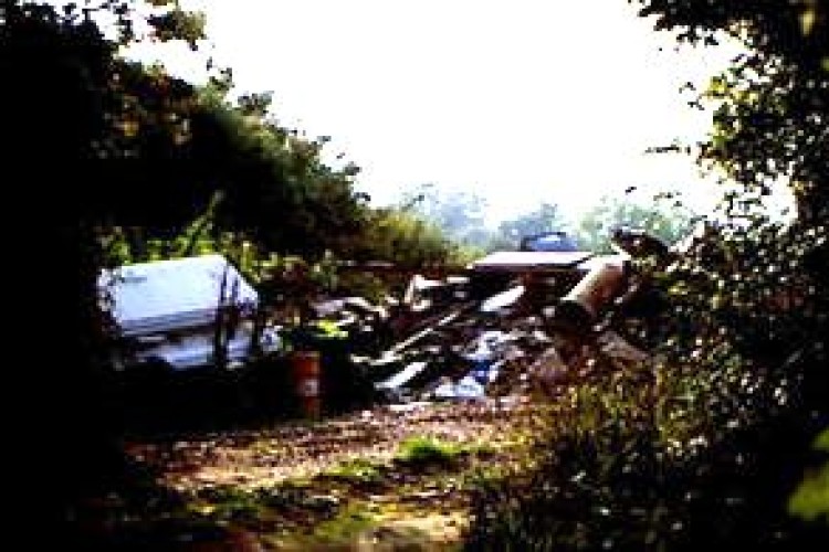  A field in Merriot, near Crewkerne, was used for illegal dumping of waste