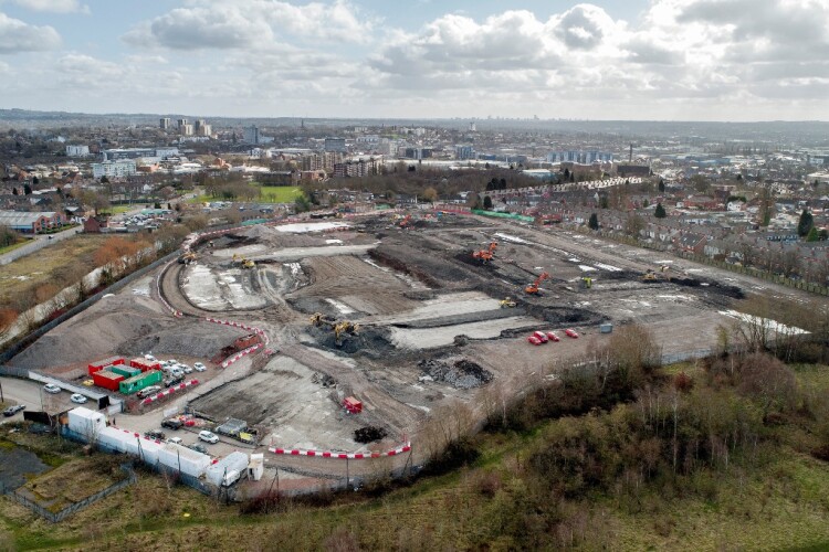 The 16-acre site in Walsall
