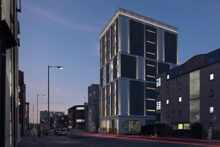 The planned student rooms in Manchester