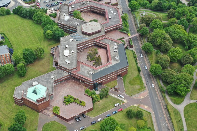 The old Sunderland Civic Centre site that Vistry will redevelop