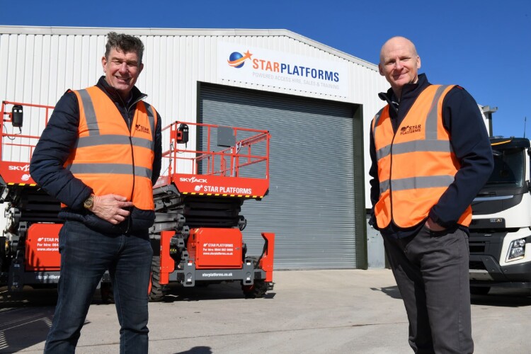 Star Platforms joint MD Richard Miller (left) and Andy Pearson, new regional director for the southwest