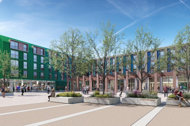 Rusham Park student village 