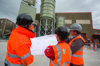 Materials Evolution’s plant was designed, manufactured and installed at CCP Products’ concrete block plant in just eight months