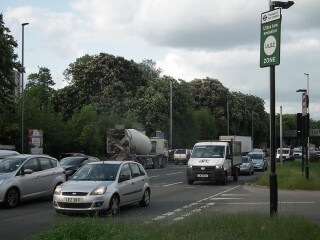 Until now the ULEZ has applied only within the North- and South-Circular roads Until now the ULEZ has applied only within the North- and South-Circular roads