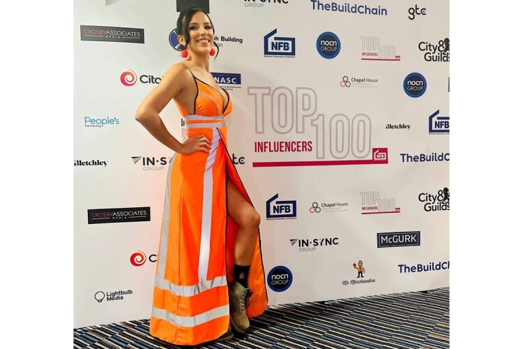 Kelly Cartwright, glammed up safely