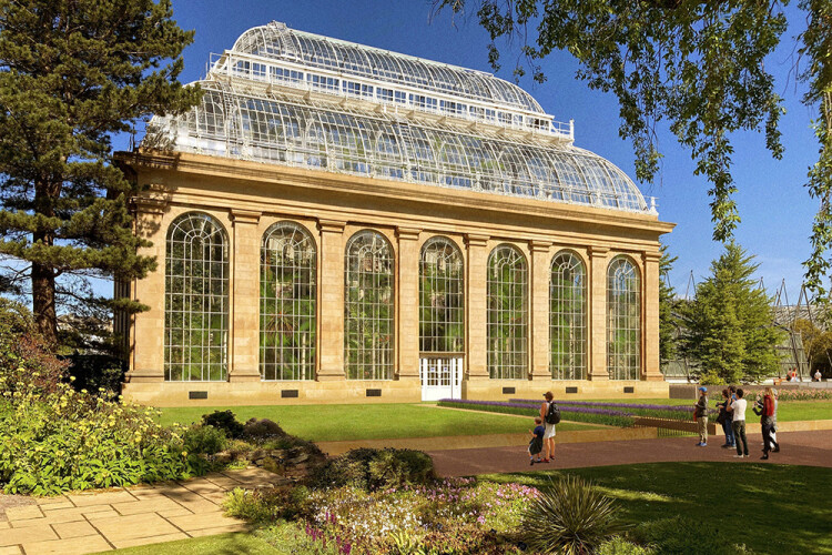 A computer-generated image on how the restored building will look