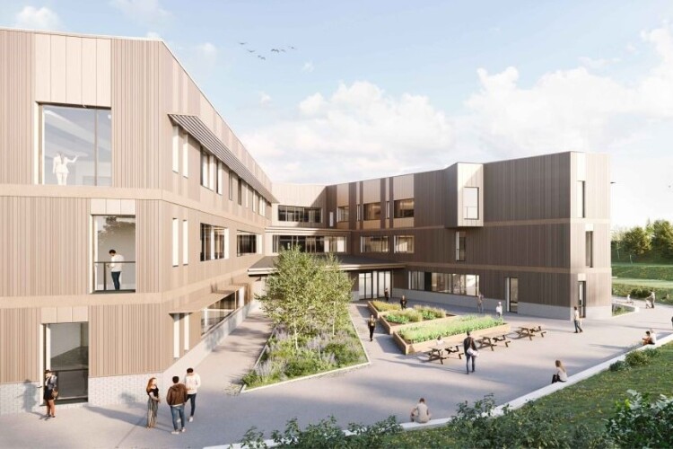 CGI of the replacement Liberton High School 