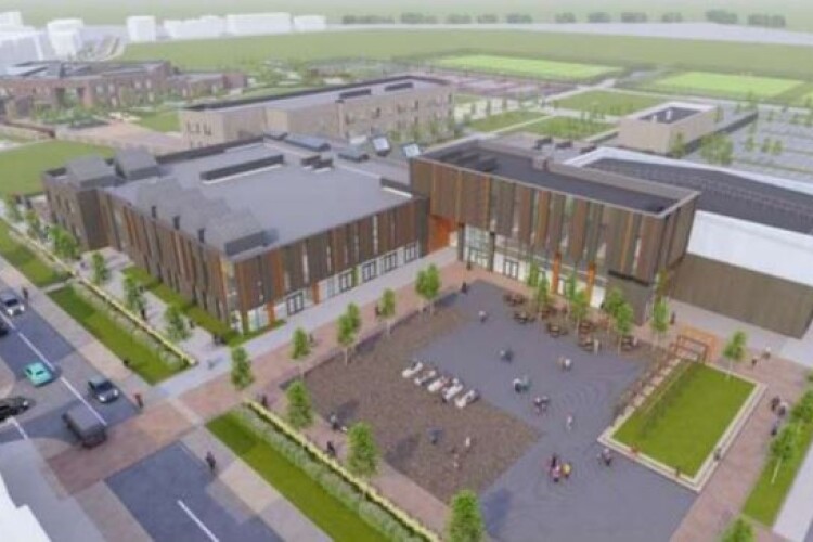 CGI of the Northstowe schools campus