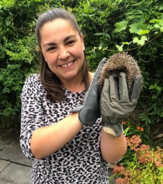 Linda Cook from the Market Weighton Hedgehog Group