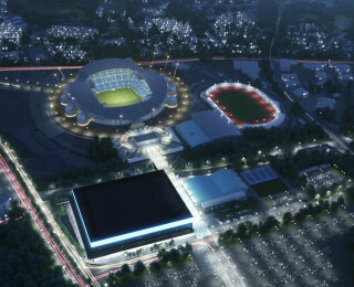 It will be built alongside the Etihad stadium