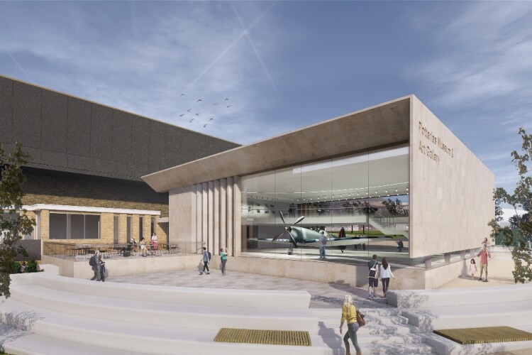 CGI of Stoke's new Spitfire museum