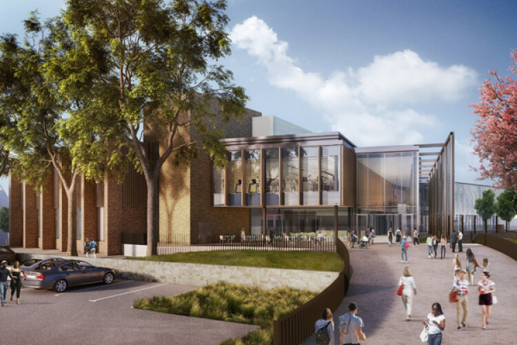The new leisure centre has been designed by GT3 Architects.