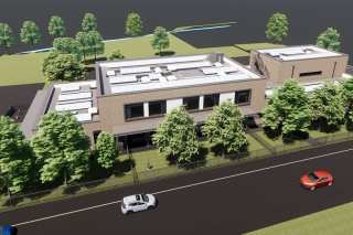 Seven Stars Primary School in Leyland is being re-built