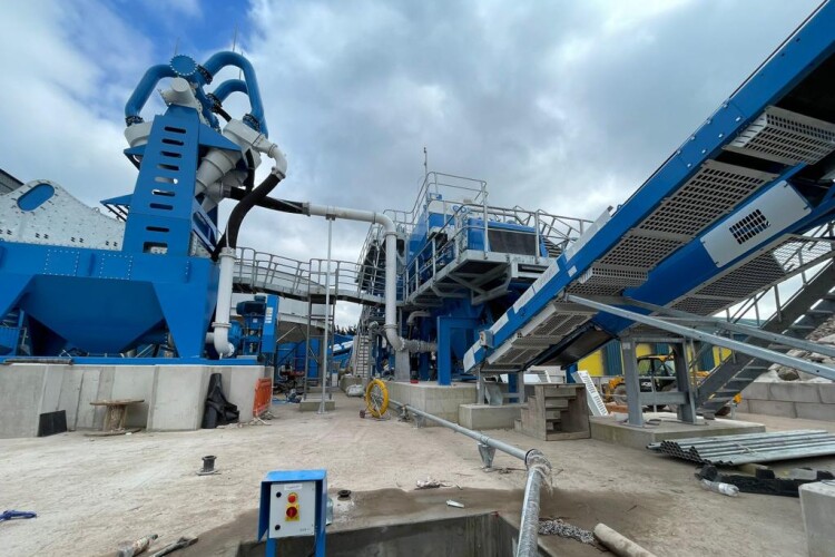 The new plant will be capable of washing a million tonnes of recycled aggregate every year