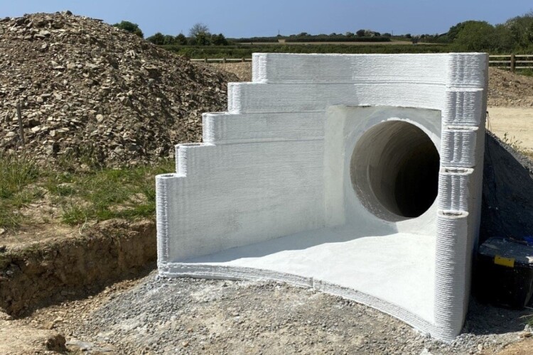 The 3D printed headwall