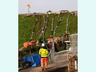 The Kier team installed eleven submersible pumps and more than 1km of piping. Photo Credit: Joel Goodman @pixel8foto