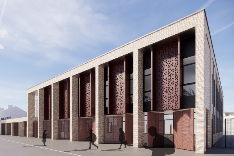 CGI of Rockwood Academy's new extension