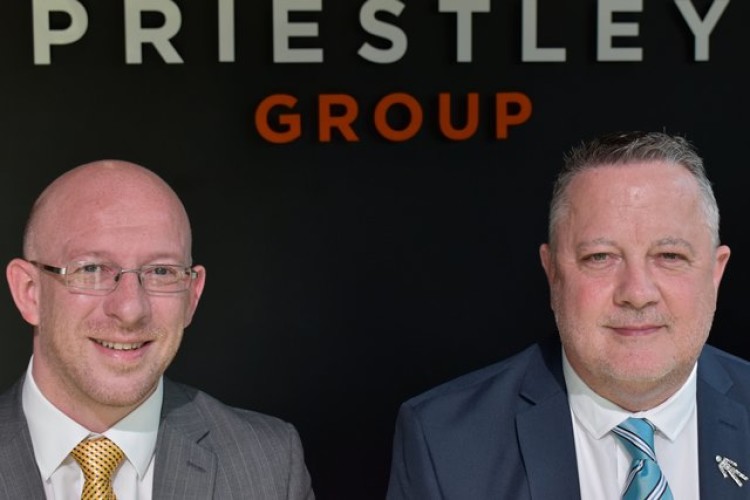 Priestley Construction directors Rob Pell (left) and Mike Gregory