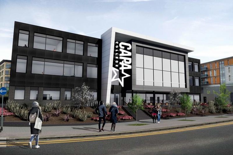 Artist&rsquo;s impression of Wakefield CAPA (Creative and Performing Arts) College
