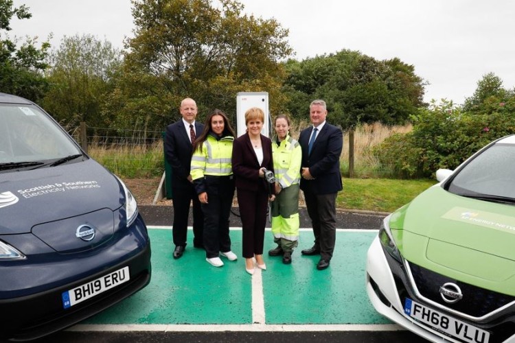 Nicola Sturgeon discussed the scheme during a visit to the University of Strathclyde Power Networks Demonstration Centre