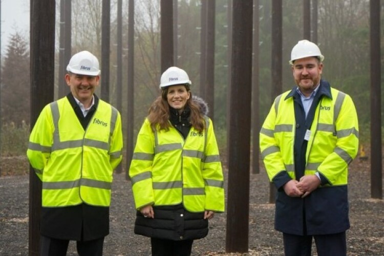 Culture secretary Michelle Donelan goes down to the woods with Fibrus