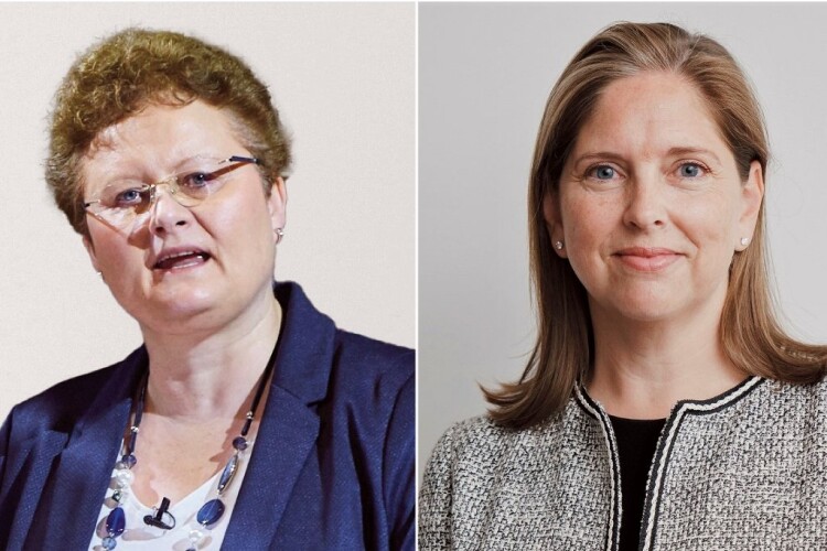 Julia Barrett (left) and Juliette Stacey