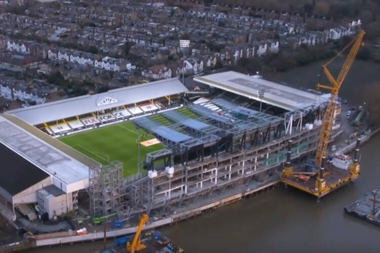 Buckingham Group Contracting built the new Riverside stand at Craven Cottage, home of Fulham FC 