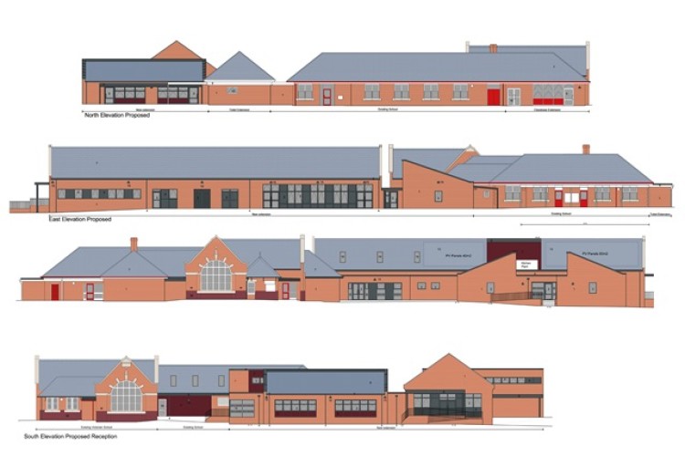 The plans for Roydon Primary School