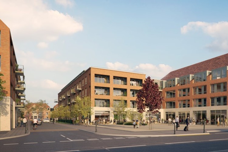 Development of the Brooklands College site in Middlesex