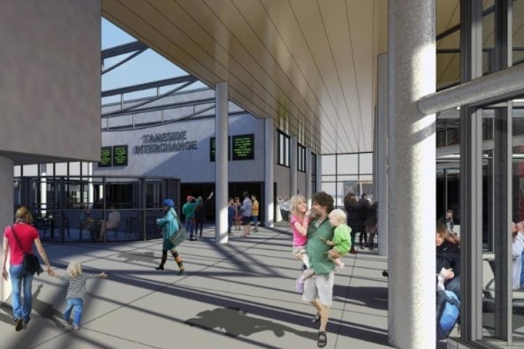 CGI of the new Tameside Interchange